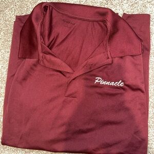 Maroon polo men’s large